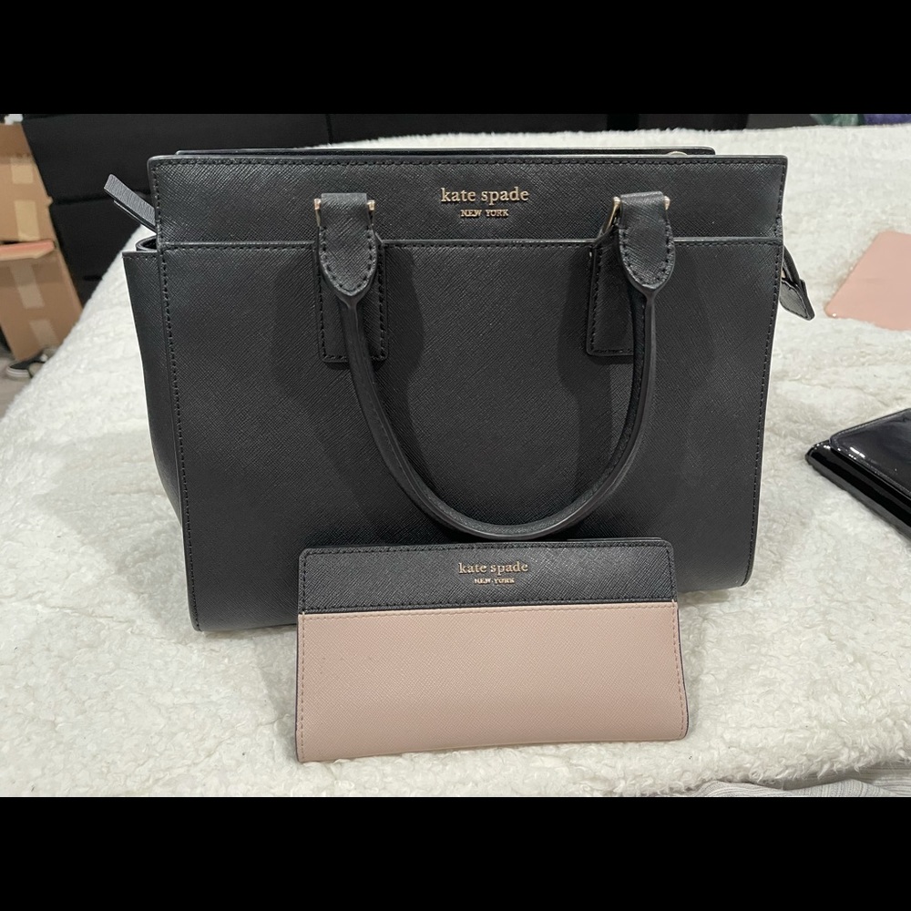 Kate Spade Black Leather Handbag